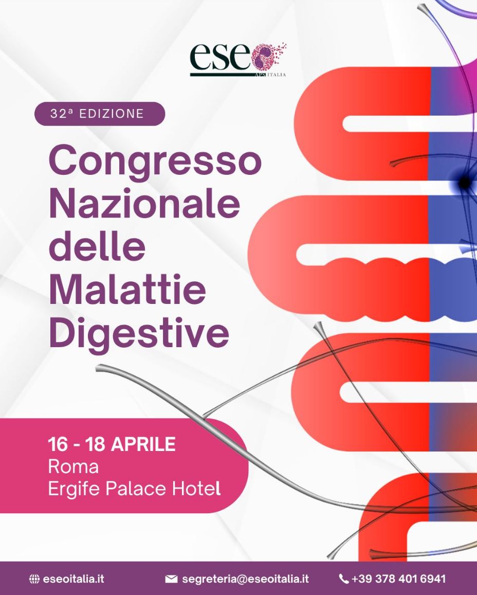 32ª edizione del Congresso Nazionale delle Malattie Digestive 2026