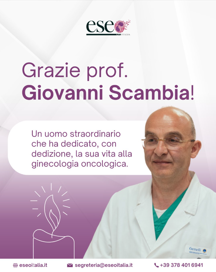 Grazie prof. Giovanni Scambia