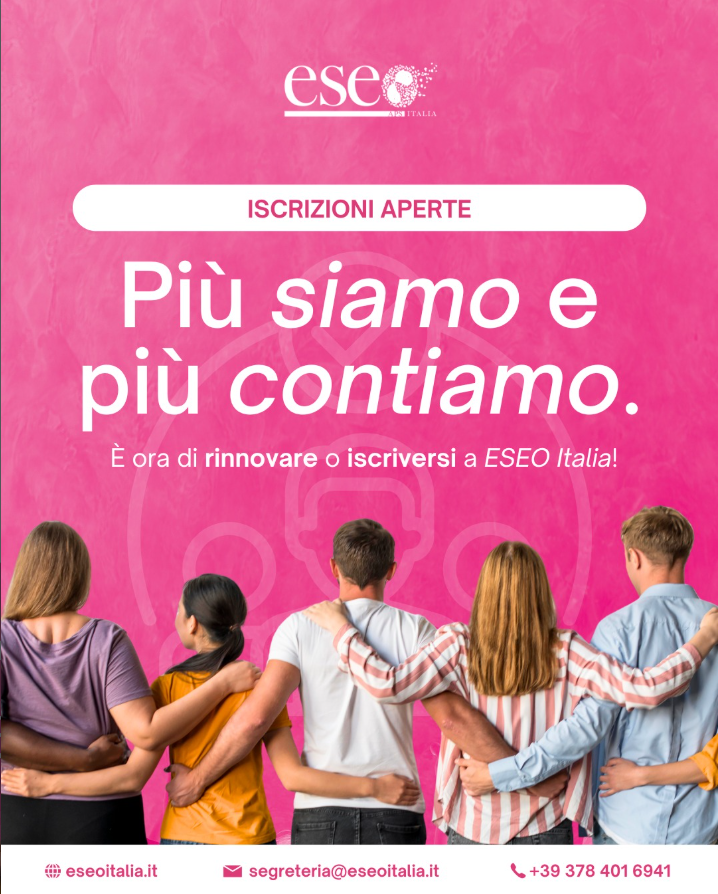 È ora di rinnovare o iscriverti a ESEO Italia!