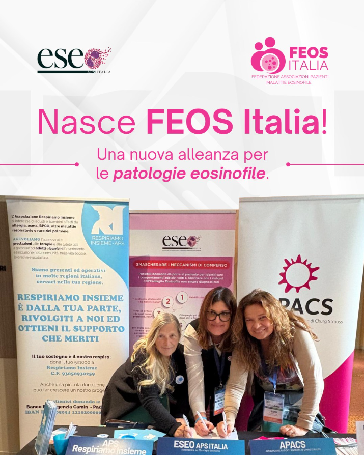 Nasce FEOS Italia: una nuova alleanza per le patologie eosinofile!
